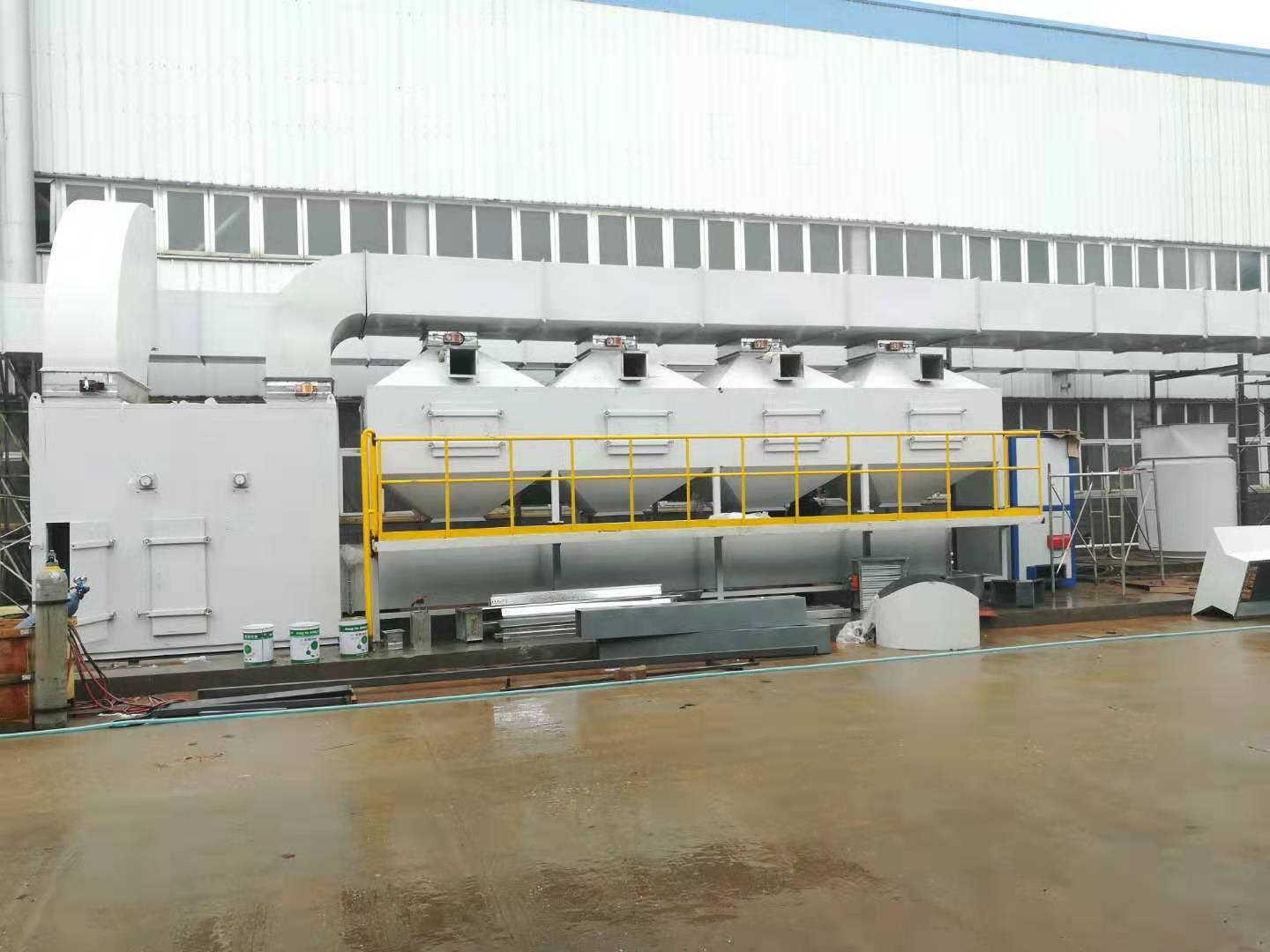 Spray paint VOCs treatment