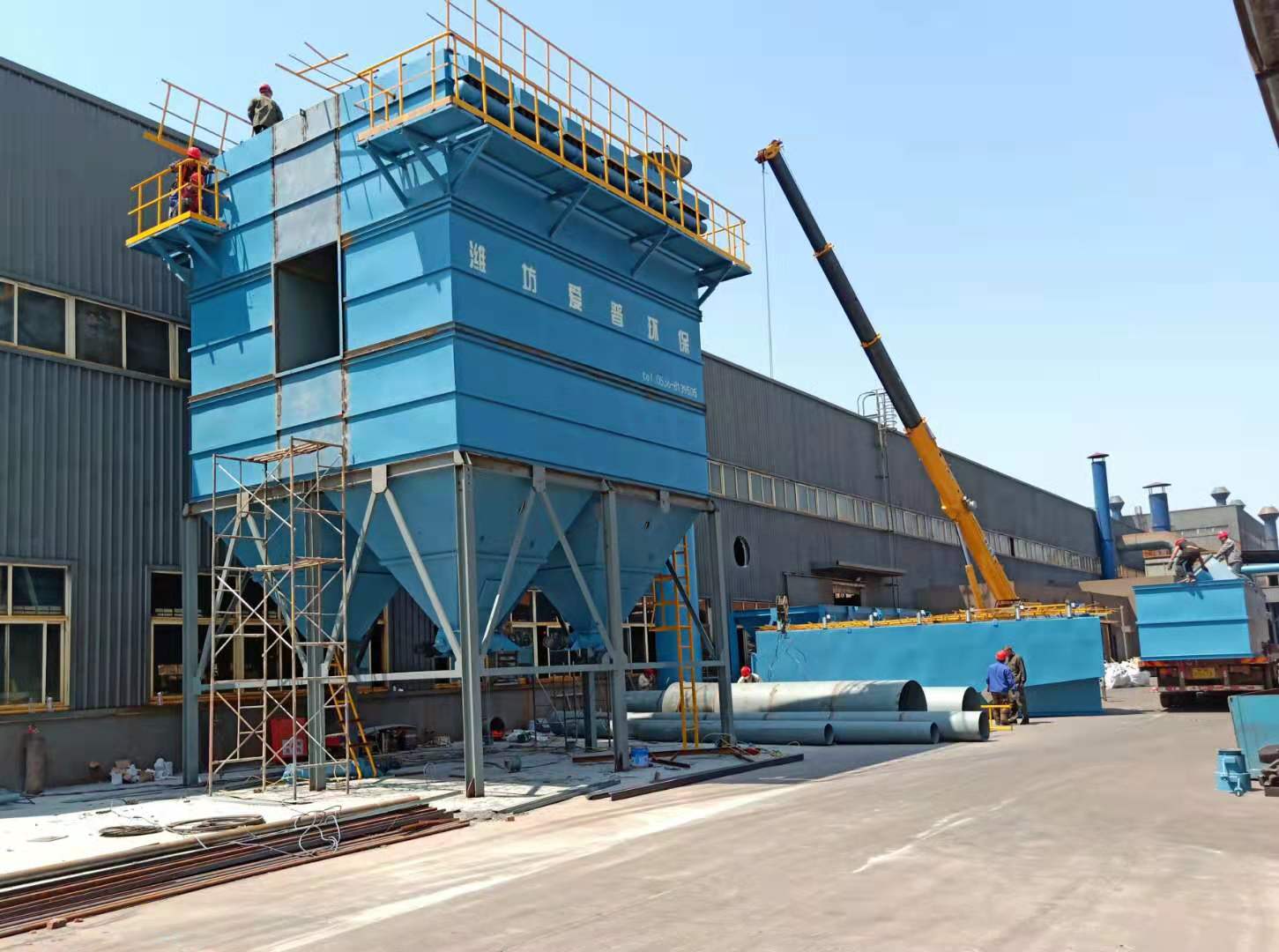 Special grinding dust collector for foundry use